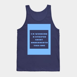 Striped meme Tank Top